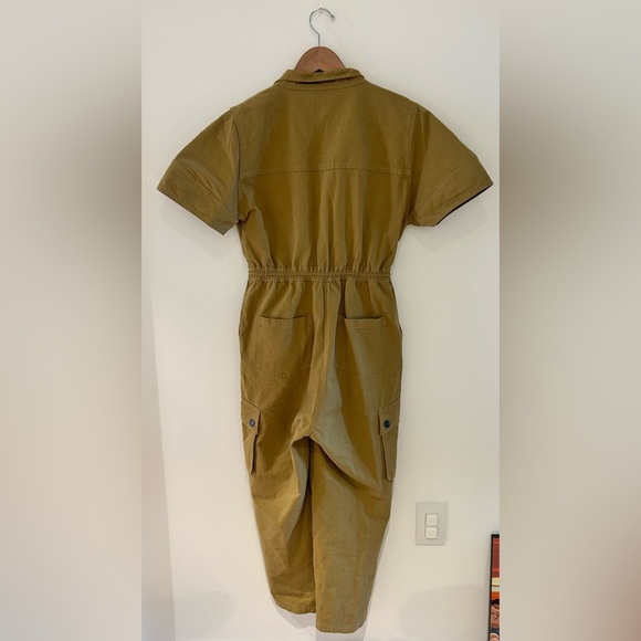 Shona Joy NERUDA UTILITY BOILER SUIT WHEAT Khaki Combat Utility Jumpsuit - Picture 12 of 16
